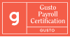 Certification badge - Gusto Payroll Certification